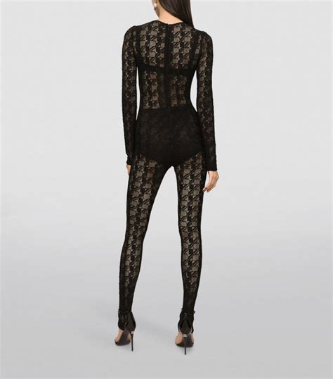 dolce gabbana jumpsuit letters|Dolce & Gabbana lace jumpsuit .